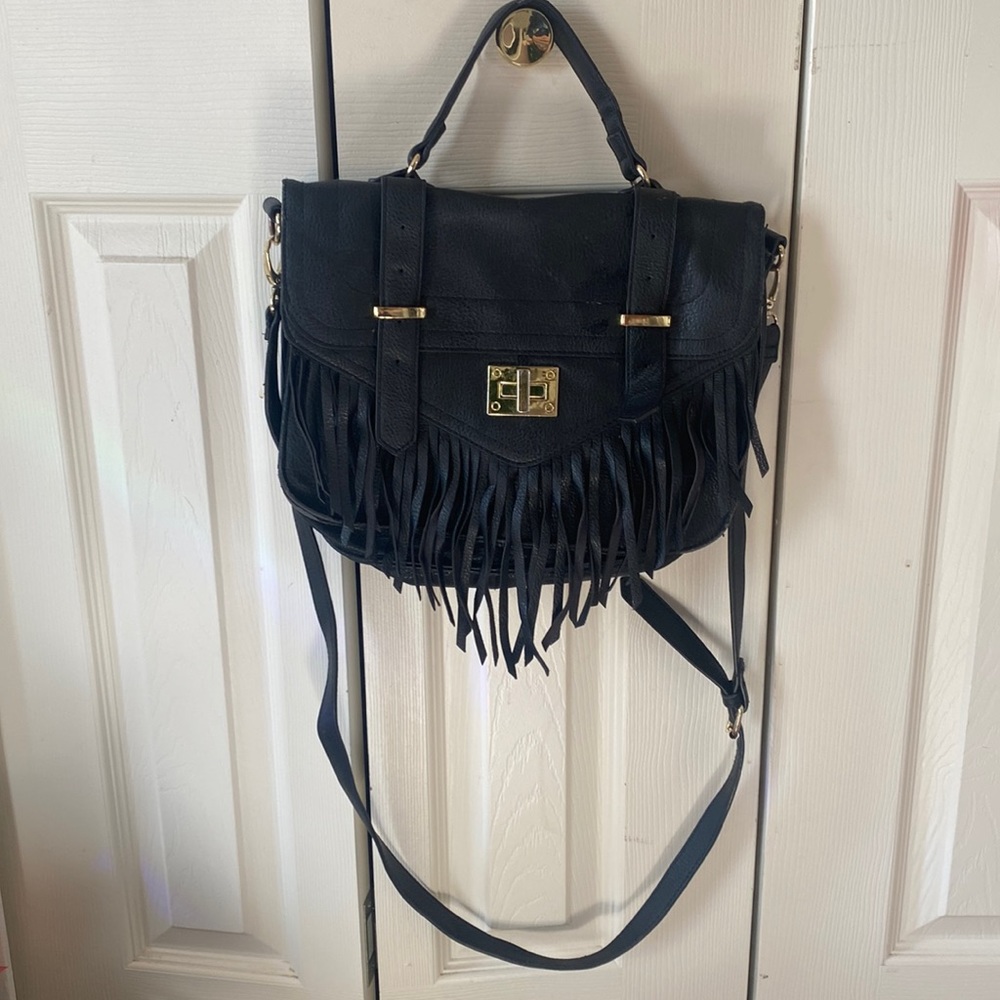 Steve Madden Fringe Leather Bag